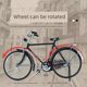 Bicycle model assembly manual DIY assembly 28 bicycle classic nostalgic 28 large bar alloy car model ornament