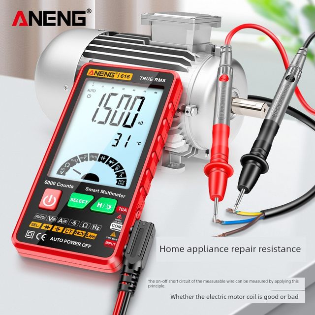 Large-screen digital multimeter high-precision electrician special intelligent anti-burn multifunction fully automatic range universal meter