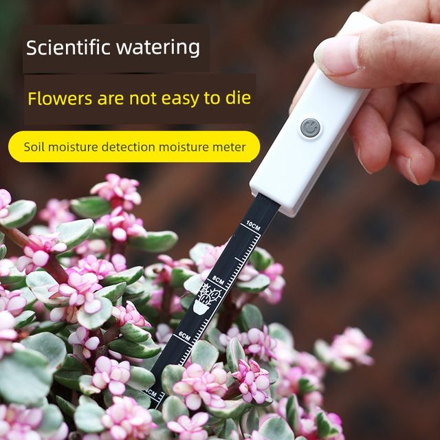 Flower pot moisture meter orchid hygrometer water shortage reminder moisture meter flower humidity soil watering tool lazy people