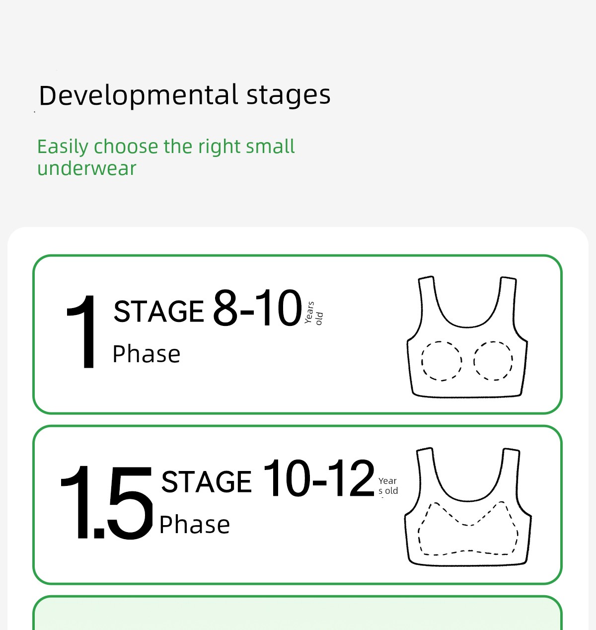 Coco Smart Girls' Bras for Junior High School Youth Development Period, Teenage High School Sports Bras — 23