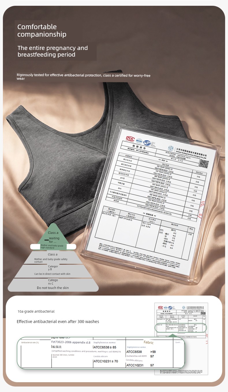 Koyobi Nursing Bra Bamboo Fiber Deep Sleep Postpartum Breastfeeding Special Ultra-Soft Maternity Nursing Bra — 9