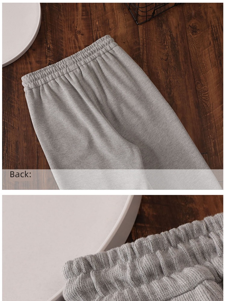 Extension High waist spring easy grey Sports pants