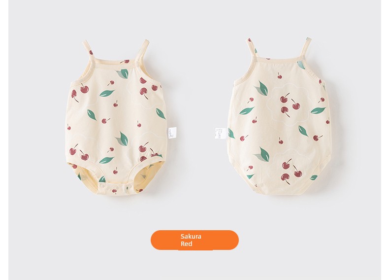 Baby Girl Onesie Summer Infant Vest Sling — 29