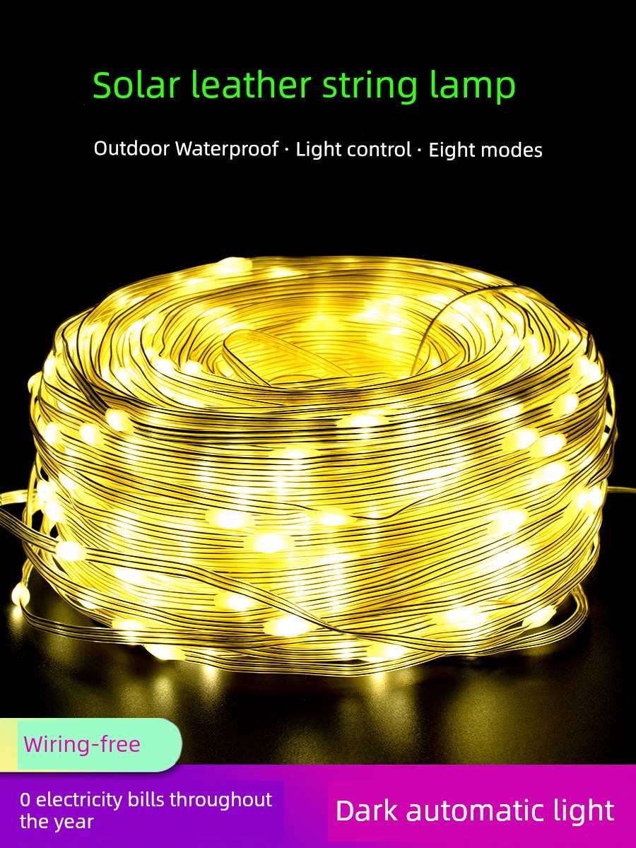 LED Solar Starry Waterproof Outdoor Small Colored Lights