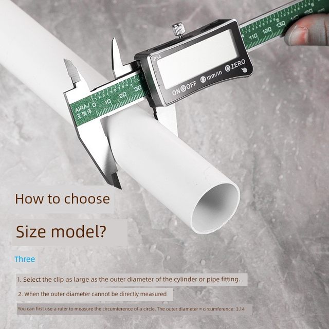 Punch-free water pipe snap fixing clamp PPR pipeline gas pipeline gas pipe clamp U-type pipe clamp nail-free wall