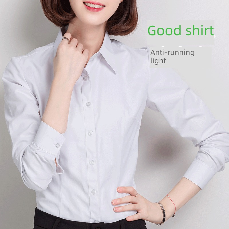 ma'am Long sleeve occupation suit Inner lap jacket white shirt