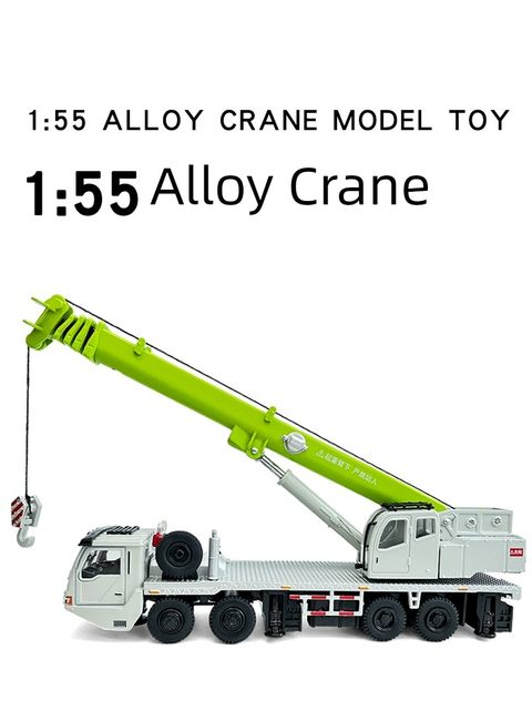 Kaidiwei alloy engineering vehicle model 1 55 heavy duty crane large crane car toy vehicle original simulation vehicle