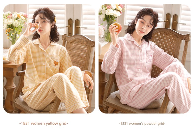 Sleep island female Sanding flannelette easy Big size lovers pajamas