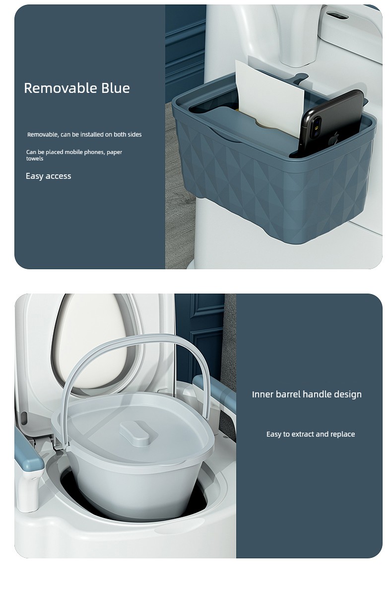 Movable For Home Elderly Deodorizing Filter Indoor Toilet — 19