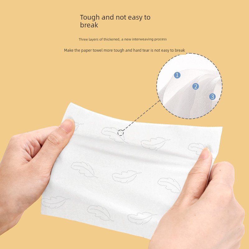 Plant-Based Cloud Soft Towel Cream Paper, Specially Developed for Newborns, Moisturizing Soft Tissue, Baby Facial Tissue, Ultra-Soft Tissue Paper — 4