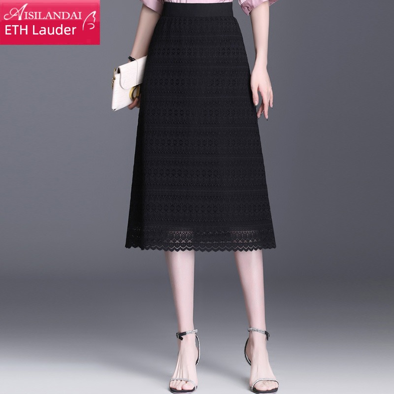 Wear it on both sides Spring and summer A word Medium and long term One pace skirt Lace