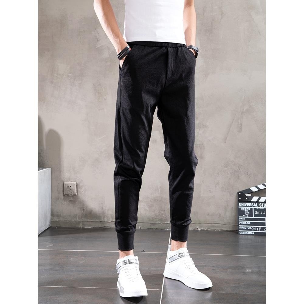 Social spirit fashion personality Embroidery Casual pants