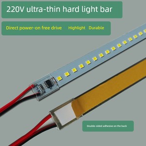 Led Hard Light Bar Bench Lamp Wick Replacement Tobacco and Wine Display Cabinet Advertisement Lamp Box Single Patch Self