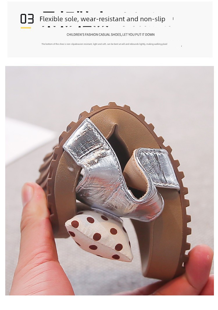 Girls' Kt Cat Polka Dot Slippers for Summer, 2026 New Model, Non-Slip Soft Sole Children's Sandals, Beach Shoes — 5