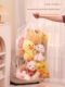 Doll storage bag transparent plush toy finishing artifact cloth doll zipper dustproof bag large capacity