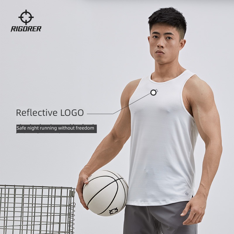 Quasi person muscle Self-cultivation Sleeveless T-shirt motion vest