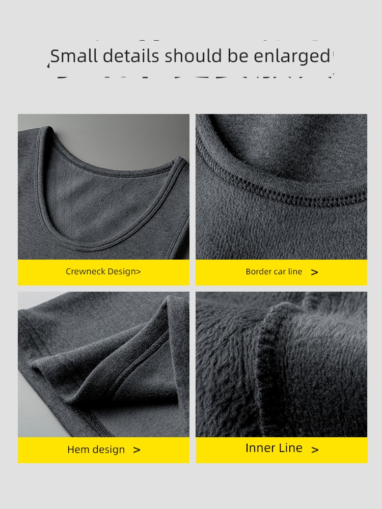 Autumn and winter Interpenetrating keep warm Plush thickening hurdle vest