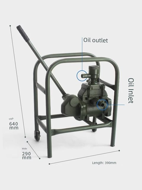 ZH-100A hand metering pump Wengang gas station manual oil pump hand cushion pump hand cushion pump diesel gasoline pump