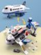 Extra large aircraft model toy children's passenger aircraft with wheels lighting alloy model aircraft boy simulation ornament assembly