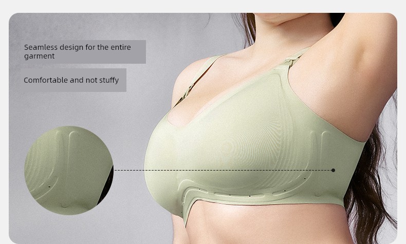 Qianxi Suspension Anti-Gravity Big Chest Special Maternity Breastfeeding Underwear Push up and Anti-Sagging Pregnancy Postpartum Max Bra — 14