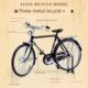 Bicycle model assembly manual DIY assembly 28 bicycle classic nostalgic 28 large bar alloy car model ornament