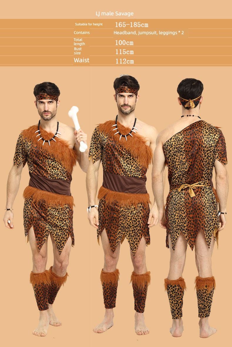 aboriginal The Humans Indian Leopard Print Halloween clothing