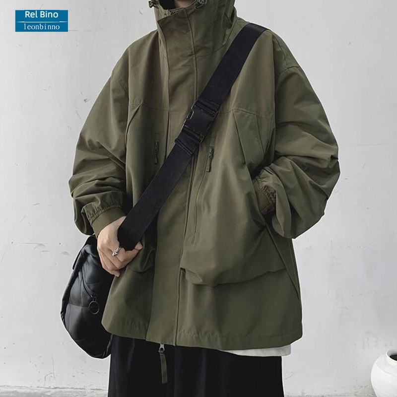 Chaopai Army green Hooded mulberry delay Spring and Autumn pizex