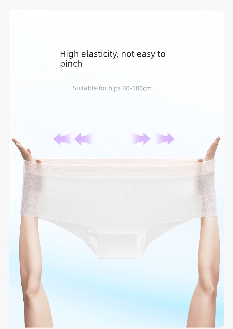 Deyou Disposable Underwear Women's Business Trip Sterilization Disposable Daily Disposable Pants Female Aunt Period — 14