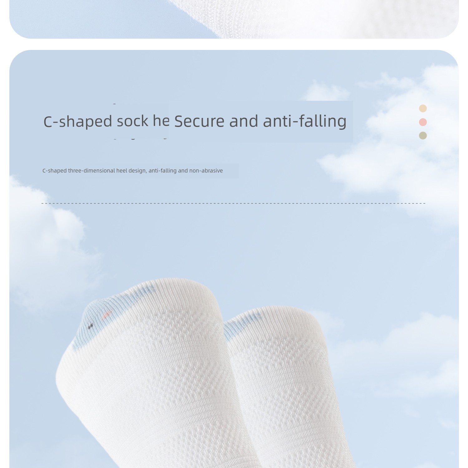 Baby Socks Spring and Summer Thin Cotton Socks Newborn Baby Mid-Calf Socks That Don'T Tighten the Legs Class a 0-3-6 Months Mesh Socks — 17