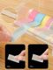 Transparent tape cutter small tape tear breaker student special tape storage pedestal double serrated tooth can be stacked