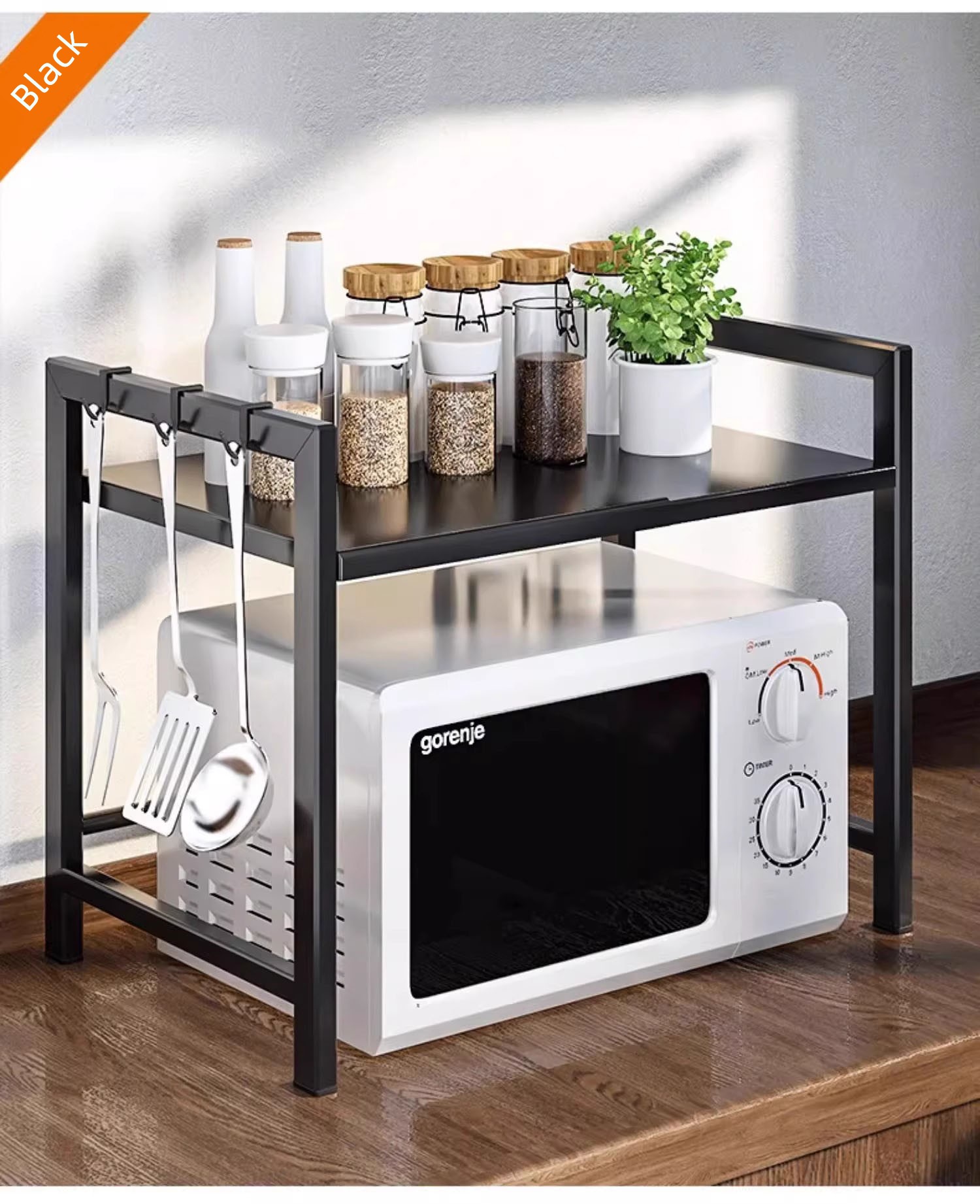 Retractable Double-Layer Rice Cooker Bracket