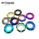 PYTITANS factory direct sales titanium alloy fancy step gasket washer screw gasket M6/M8/M10