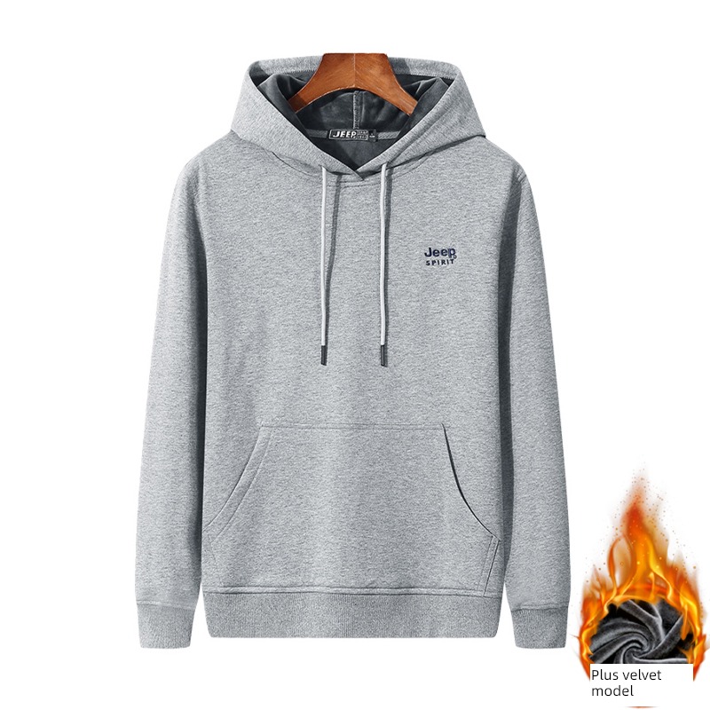 JEEP jeep spring Super soft cotton Hooded Sweater
