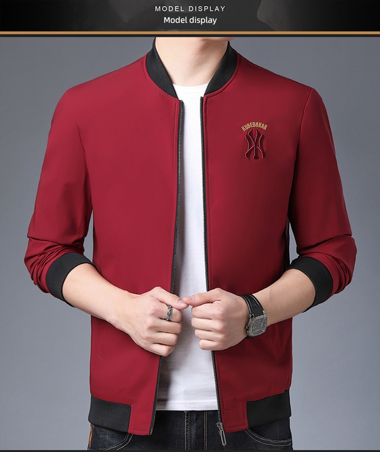 tide Spring and Autumn Thin money handsome mlb  man Jacket