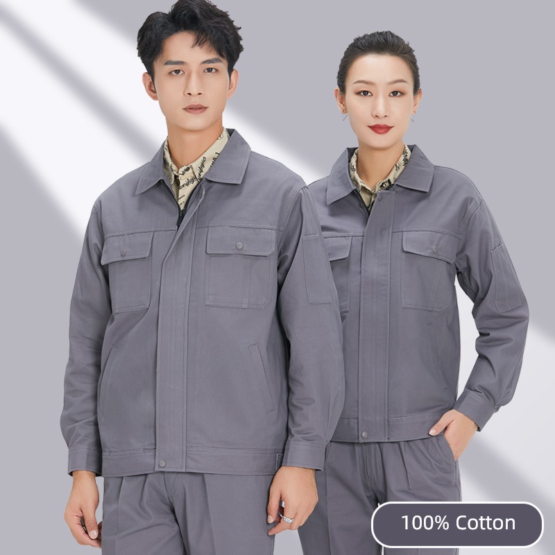 pure cotton suit Autumn and winter State Grid coverall