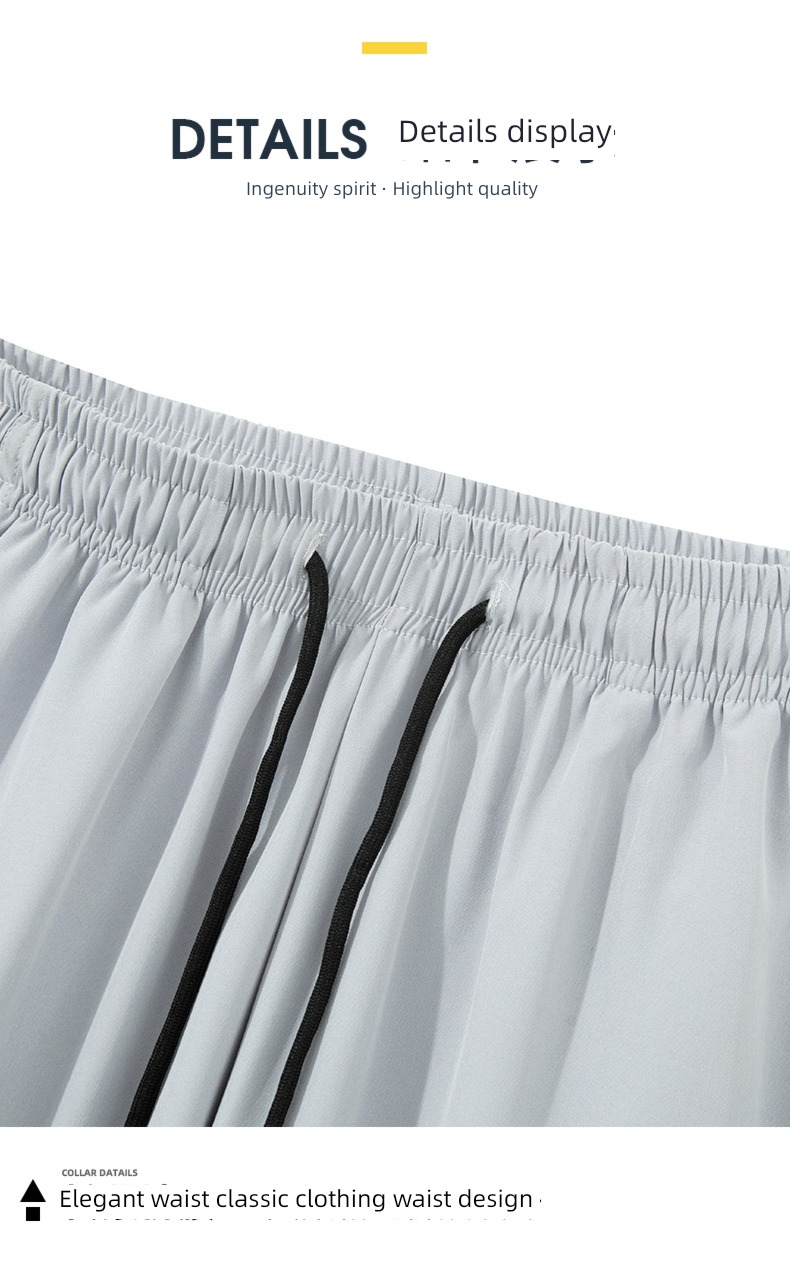 NGGGN Spring and Autumn leisure time Broad leg black trousers