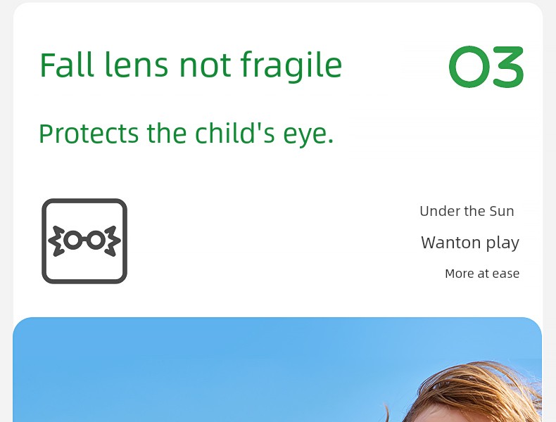 Foldable Sunscreen for Boys Baby Girl Polarized Sunglasses — 13