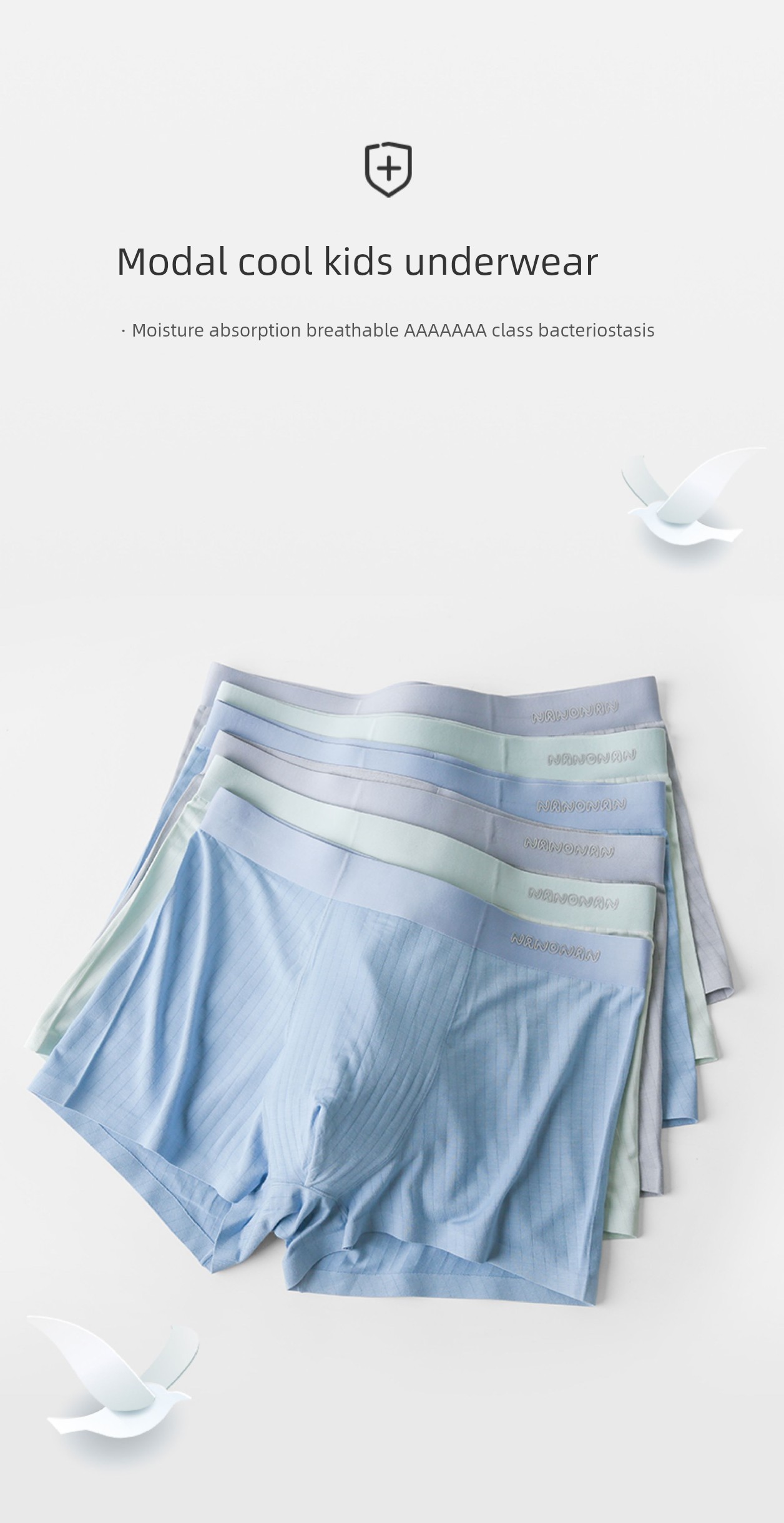 Modal Pure Cotton Boys Teenagers Children's Underwear — 1