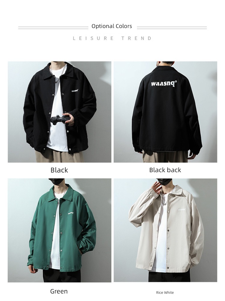 Jacket student Winter money early spring Lapel Put on your clothes loose coat