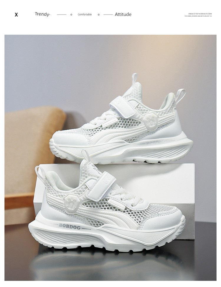 Babudou Kidsren's Shoes Boys' Sports Shoes 2026 Summer New Style Mesh Breathable Kidsren's Shoes Boys' Mesh Shoes Summer Style — 76
