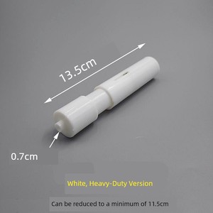 Toilet Paper Roll Holder Plastic Telescopic Rod Stainless Steel Toilet Paper Holder Rolling Center Shaft Tissue Box Shaf