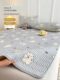 Summer latex mat three-piece set sheet ice silk mattress machine wash student dormitory single soft mattress household
