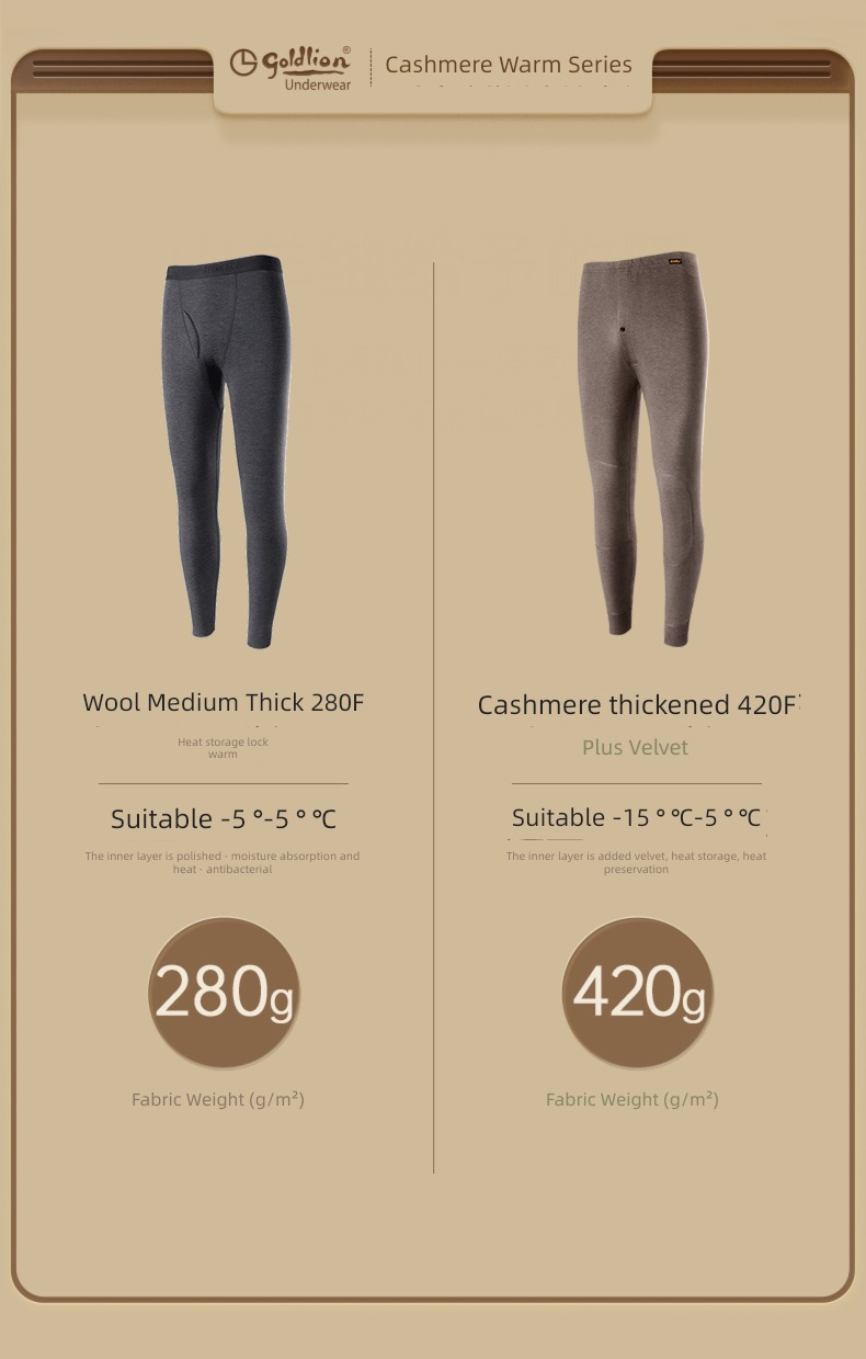 Jin Lilai Warm pants man Plush thickening fever Cotton trousers kneepad Lay a foundation Autumn trousers Autumn and winter contain Cashmere pants