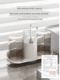 Internet celebrity toothbrush rack storage rack brush cup bathroom hole-free light luxury storage rack teeth gargle cup set