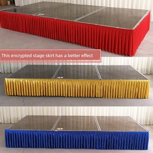 Encryption Magnet Edging Wedding Props Voile Table Skirt