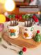 Modern Housewife Animal Party Fruit Fork Set Stainless Steel Fruit Sign Household High-end Children's Fork Storage Can