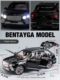 Bentley Bentayga SUV alloy model car children's toy car gift 1 24 ornaments simulated car model