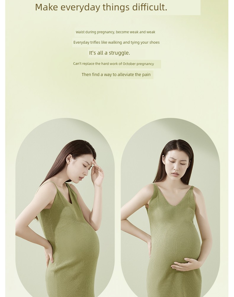 October Crystalline Late Pregnancy Multi-Functional Minimalist Abdominal Belt — 29