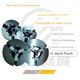 4-inch 2-inch electric wire sleeve machine front chuck assembly Shanghai Gongningda Huaxing universal wire sleeve machine accessories