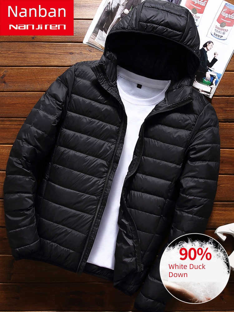 cotton-padded jacket light Chaopai Big size have cash less than that is registered in the accounts Hooded Down Jackets